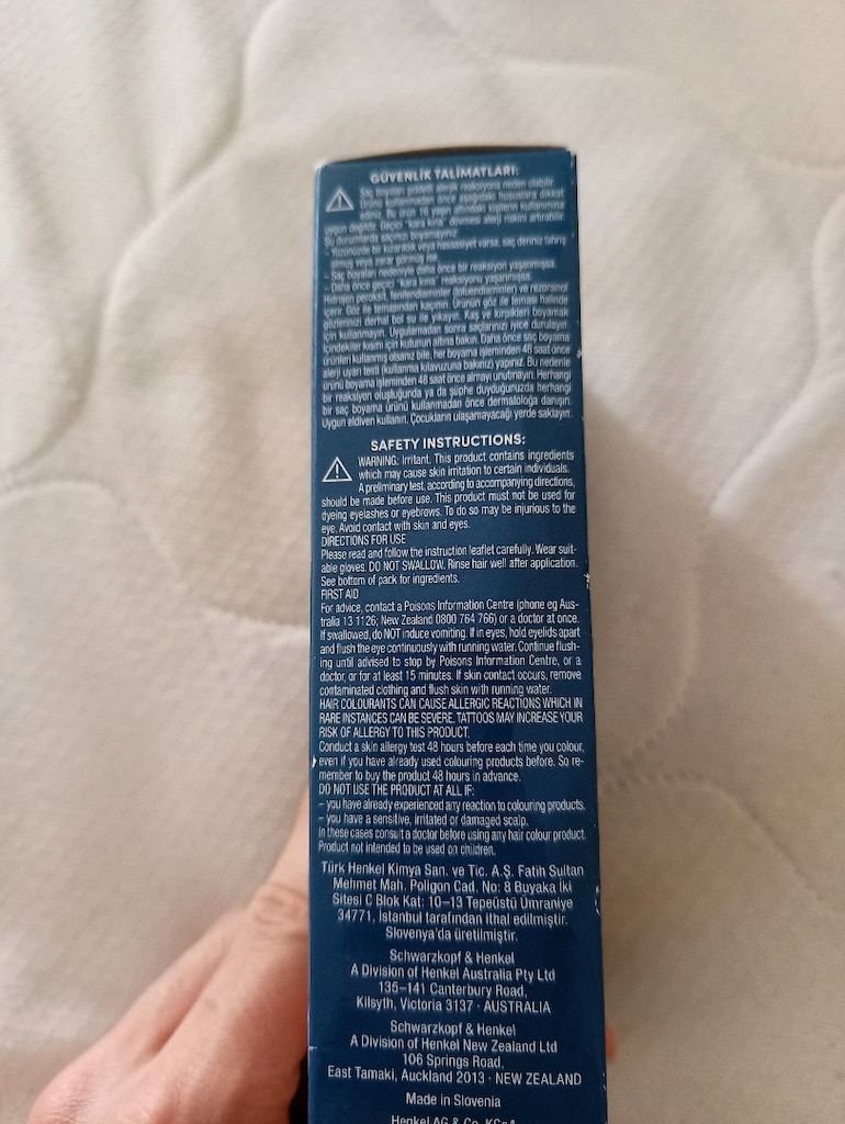 Schwarzkopf Men Perfect 50 Açık Kahve Saç Boyası Sıfır Kapalı Kutu - 6