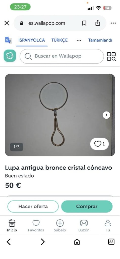 Avrupa /ingiliz antika kuyumcu lüpü (quizzing glass) - 7