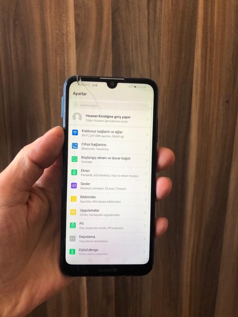 Huawei y6 2019 sorunlu - 2