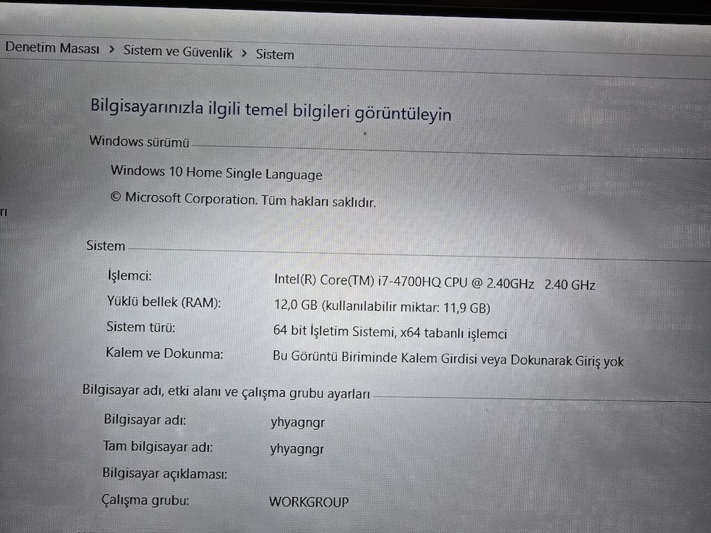 SÜPER FİYATA GÜÇLÜ 1080p İ7! +4GB GTX860M! +12GB RAM! +120GB SSD - 7