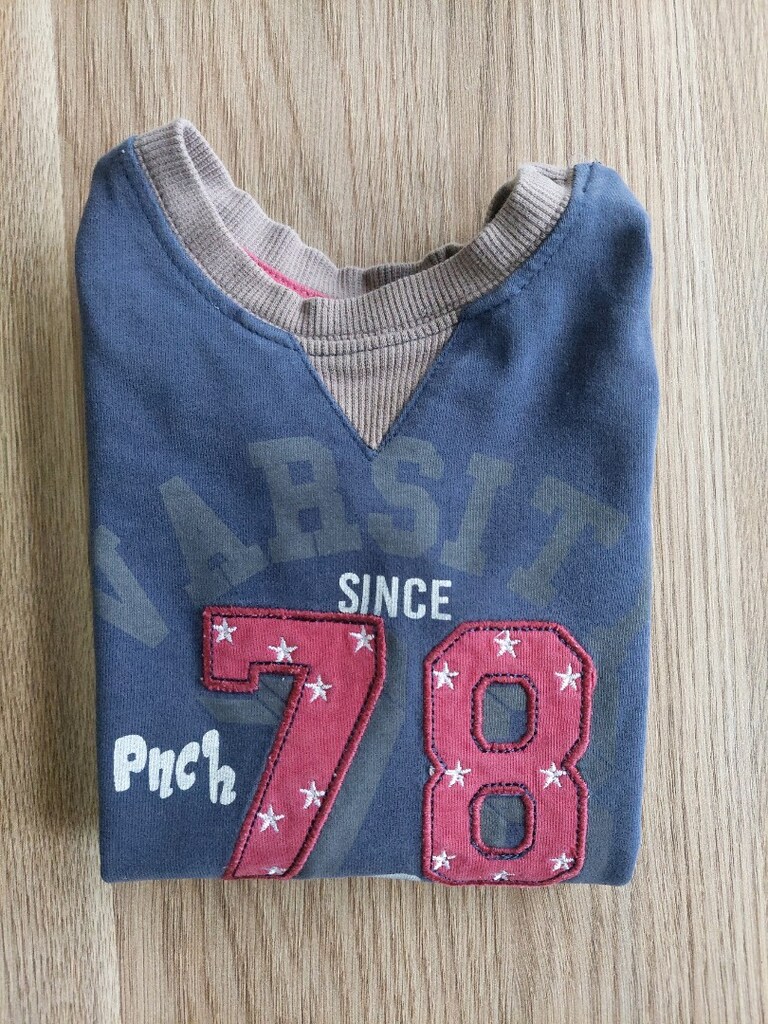 Panço yazı desen yama detaylı sweatshirt - 6