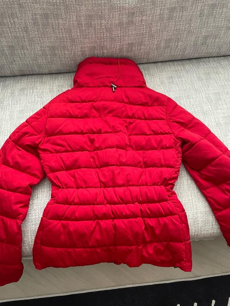 Bershka Kırmızı Mont - 7