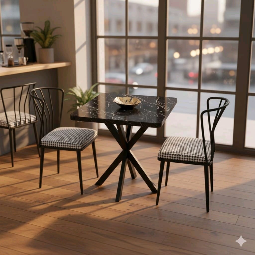 iki kişilik masa, kafe masası, mutfak masası - 2