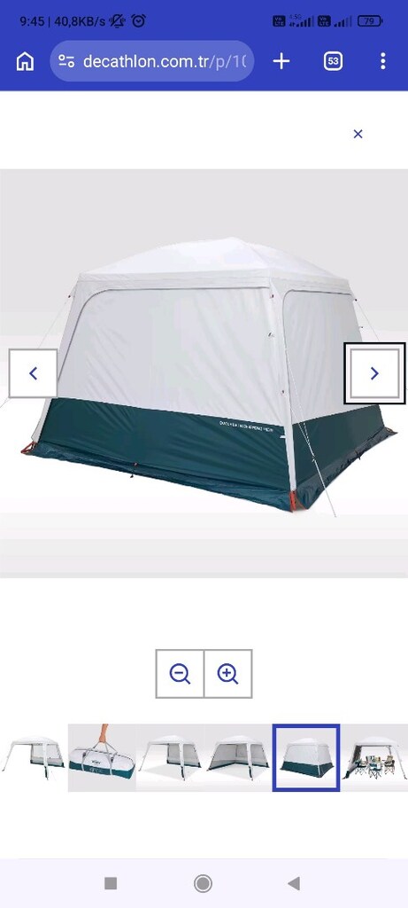 Arpenaz base fresh çadır gölgelik - 7