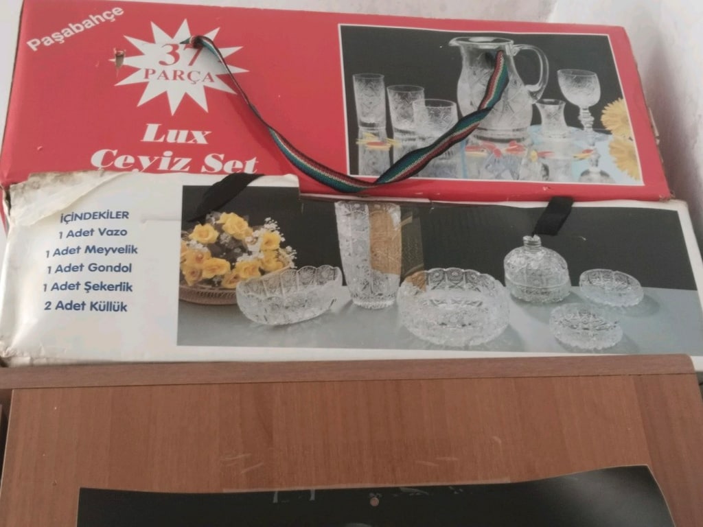 Paşabahçe 37 parça kristal takimi - 3
