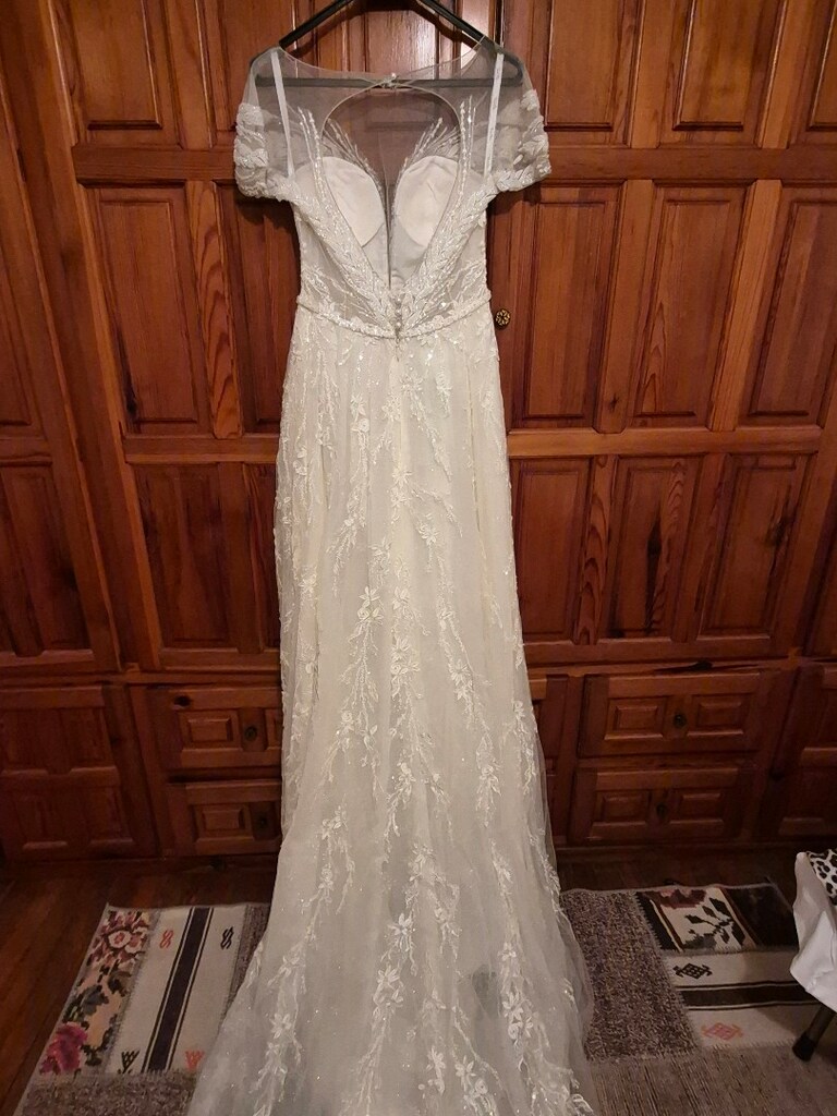 Oleg Cassini gelinlik ikinci el - 7