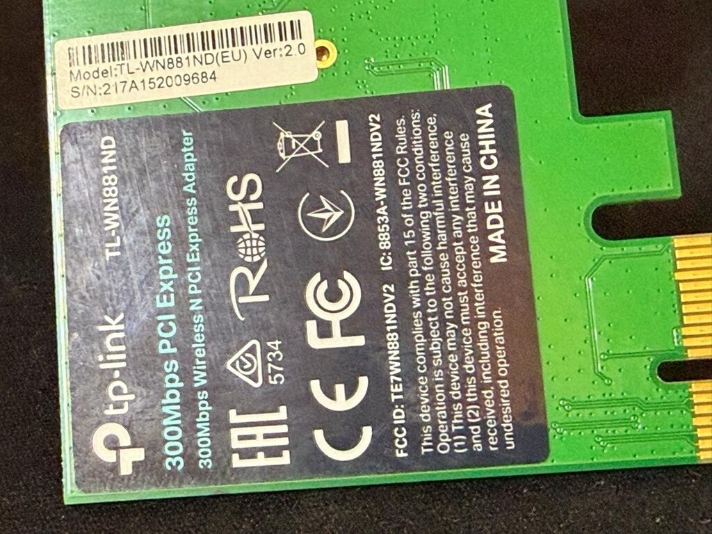 tp link tl-wn881nd 300 mbps kablosuz PCI express adaptör - 5