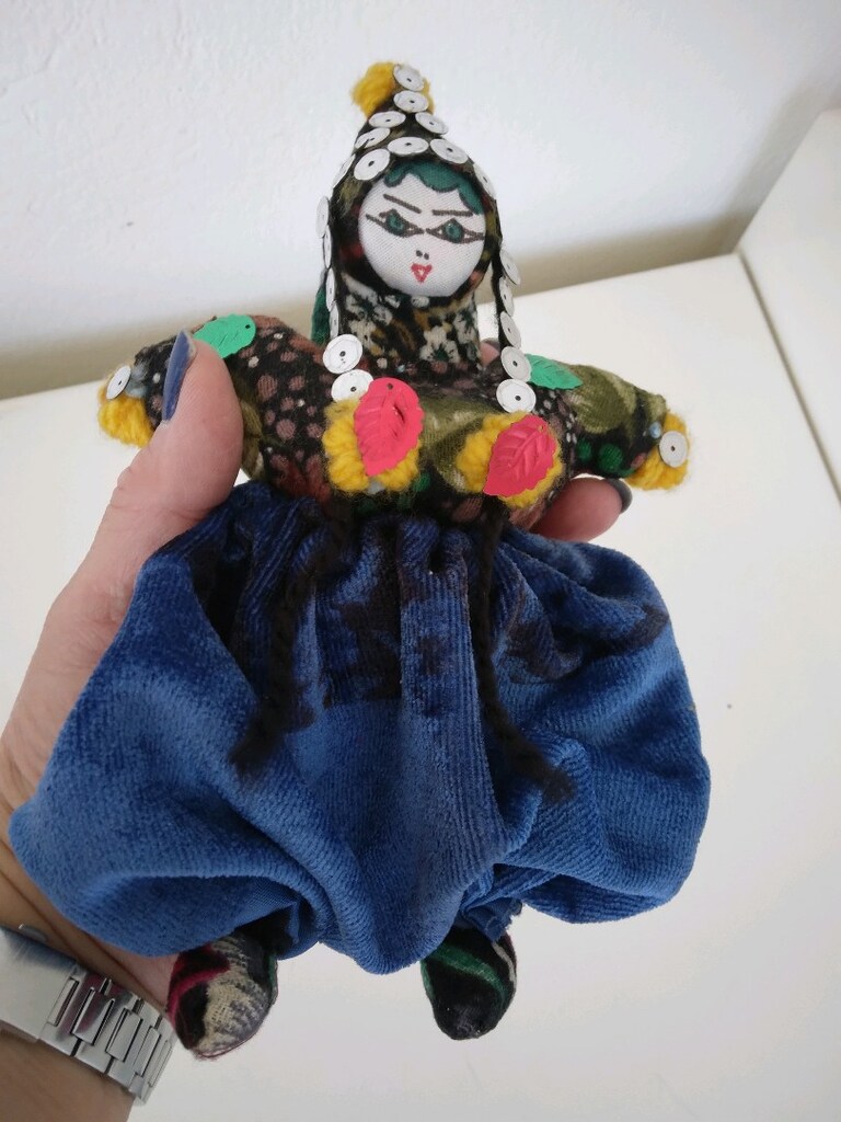 El yapımı yöresel bebek - dekoratif obje - 7