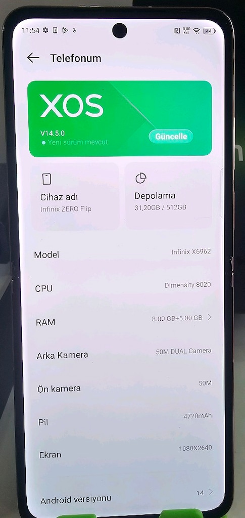 İnfinix Zeroflip global - 6