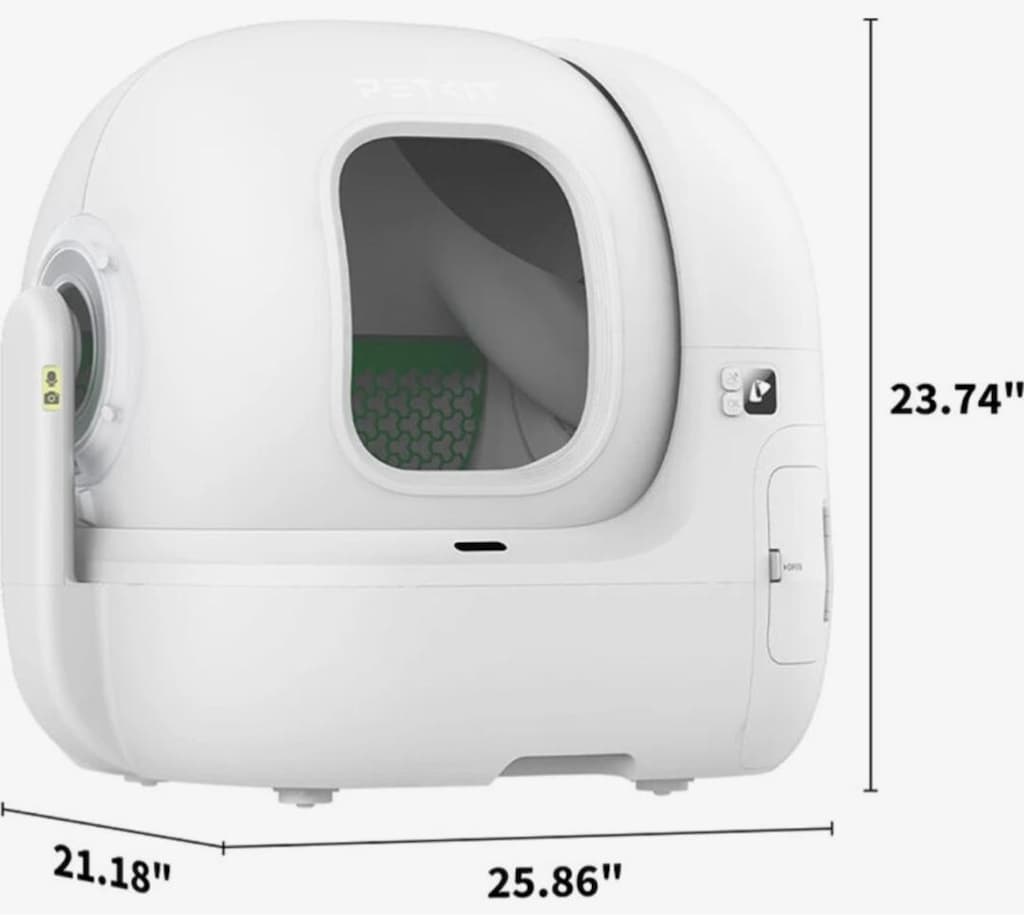 Petkit Purobot Max Pro Akıllı Tam Otomatik Kedi Tuvaleti - 12