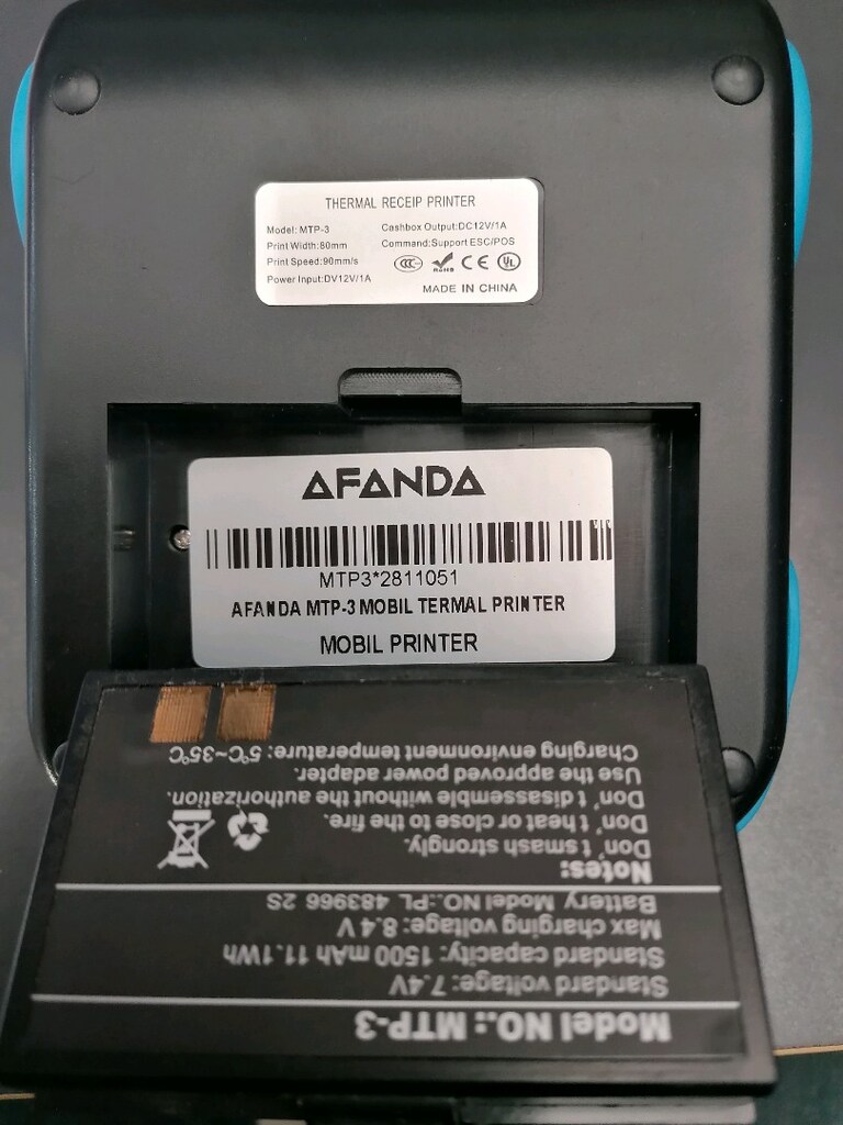 AFANDA BLUETOOTH TERMAL YAZICI 80MM - 4