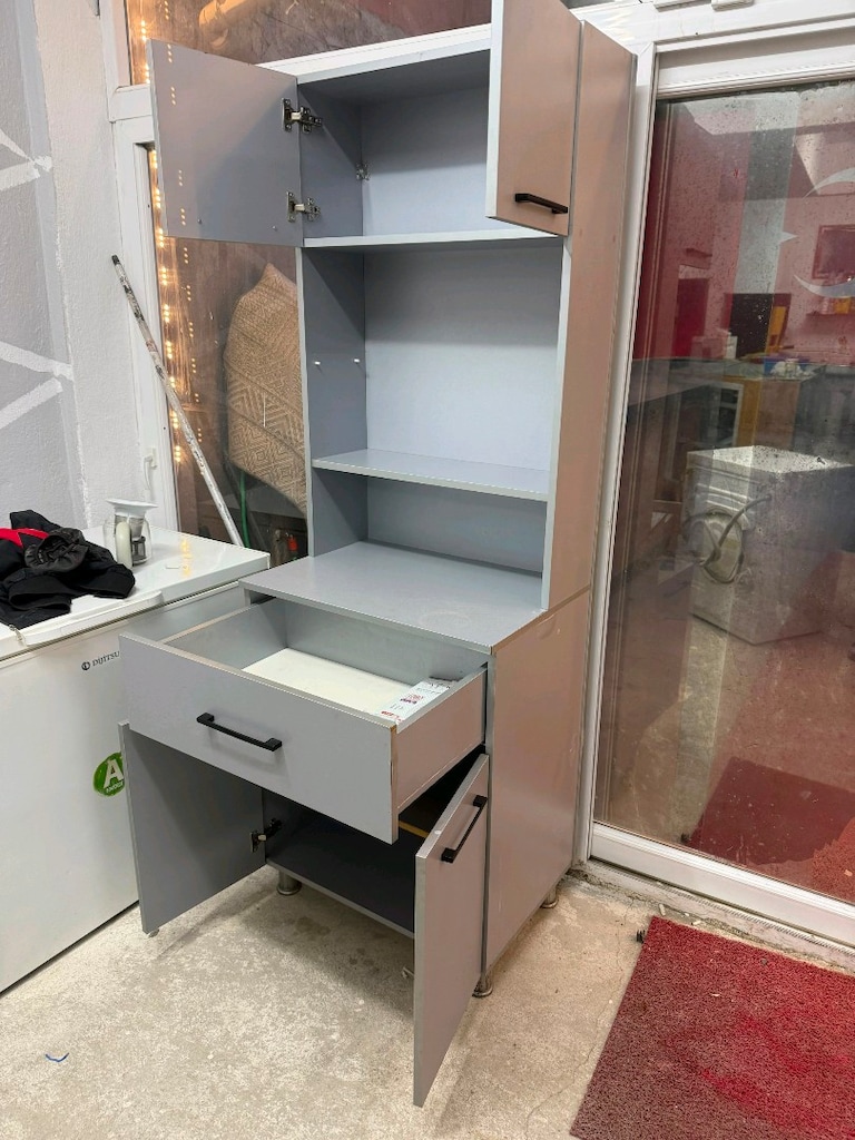 karşılama bankosu malzeme dolabı - 6
