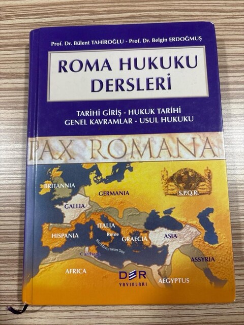 Roma Hukuku Dersleri Kitabı