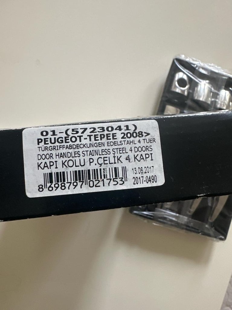 Peugoet Partner Tepe Krom Kapı kolu - 2