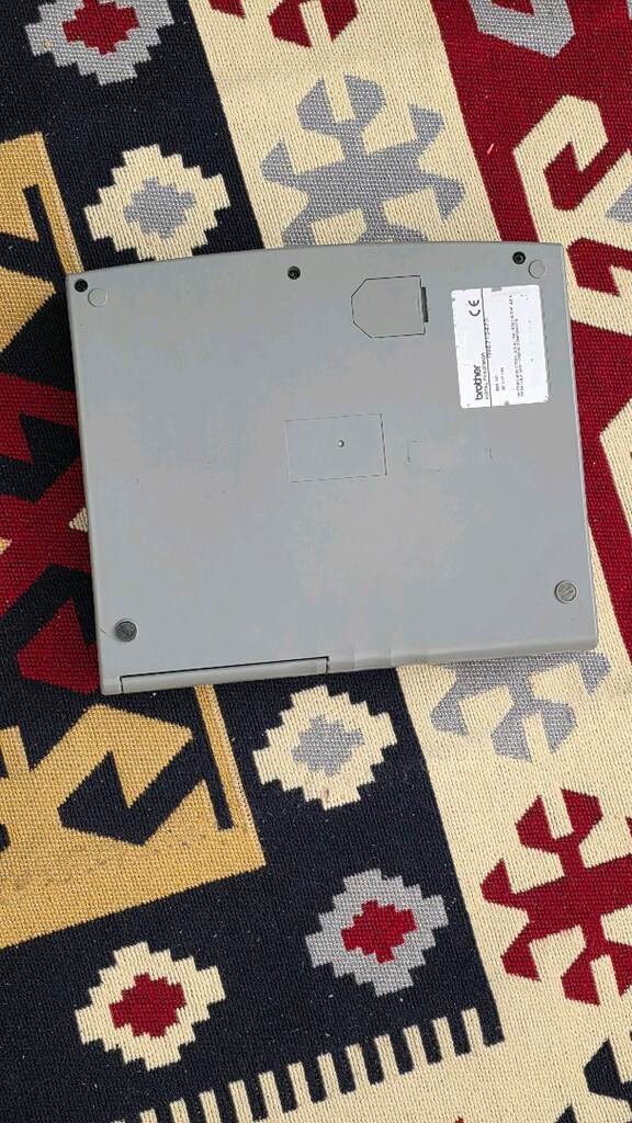 Vintage 1996 Brother super power note laptop - 11