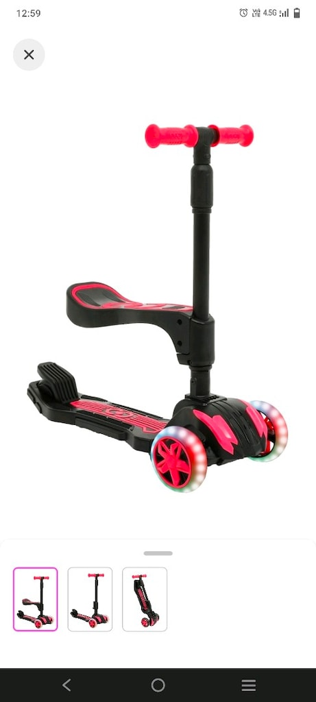 oturaklı scooter cool wheels - 4