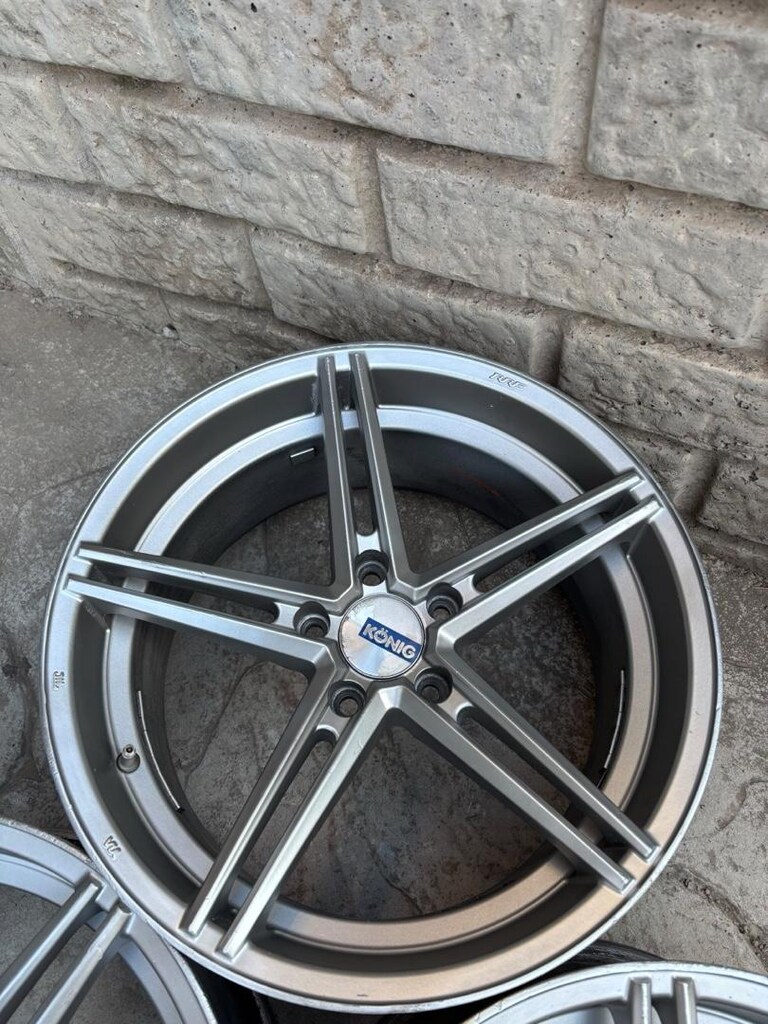 18 inç 5x112 5x114.3 koning çelik jant takımı - 3