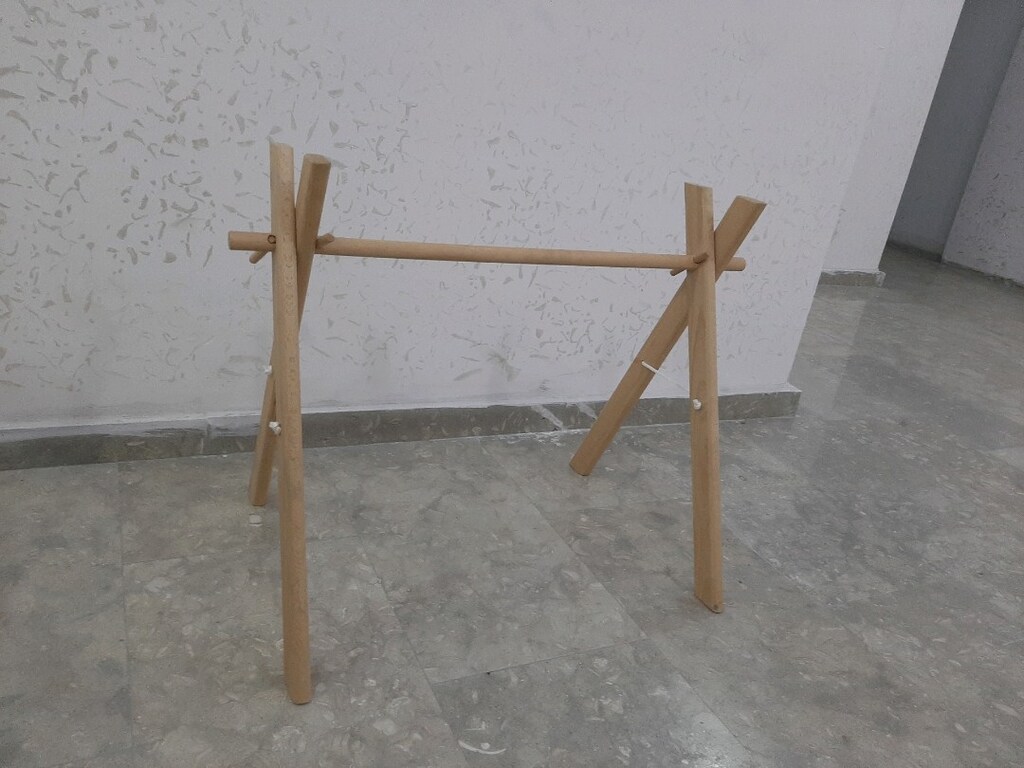 Doğal Ahşap Bebek Egzersiz Oyunu Aleti - 9