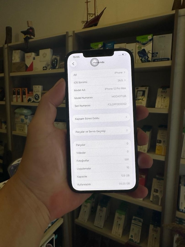 Apple 12 pro max 128 Gb değişen arka kpk arka kamera orjnl tr chz - 2