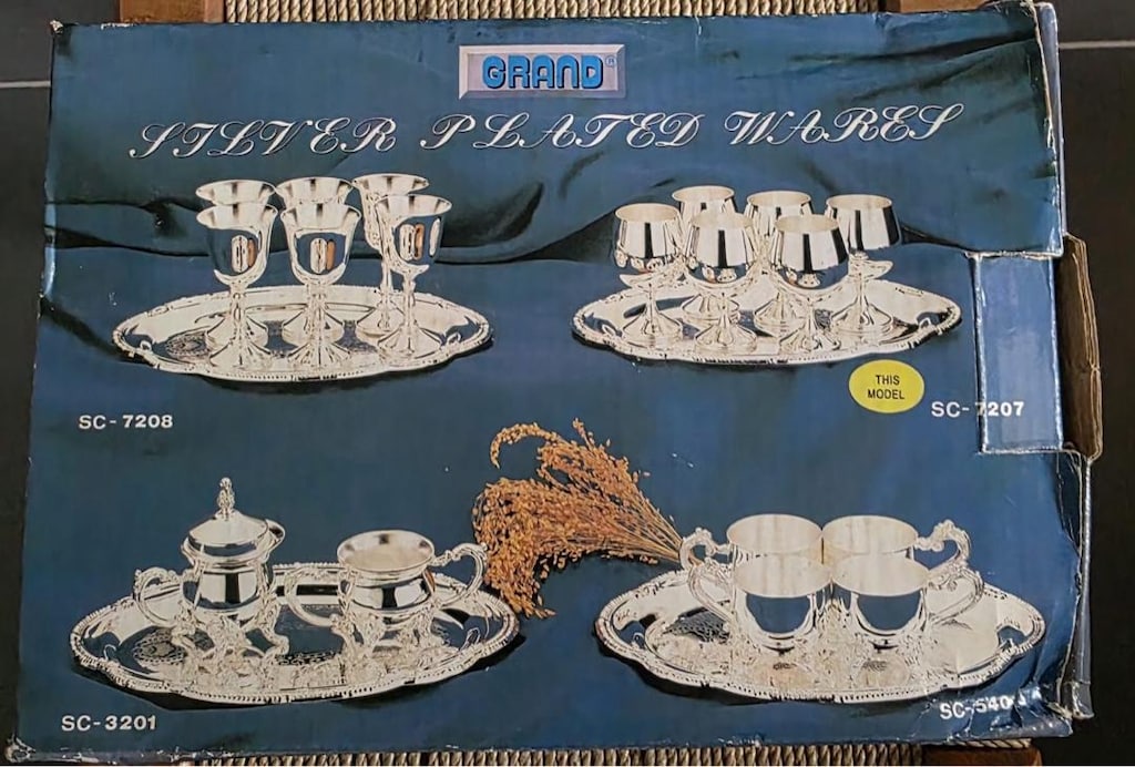 Gümüş Kaplama sunum seti - 7