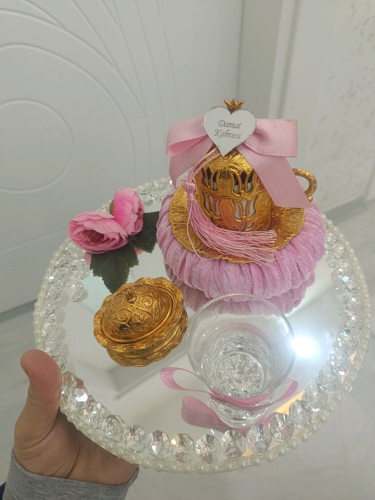 Fırfırlı Klasik Damat Kahvesi Seti - 2