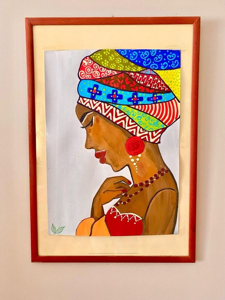 Tablo Afrikalı Kadın - 3