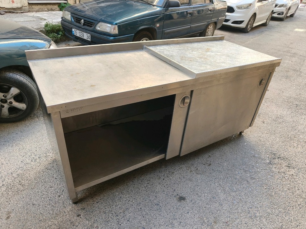 krom kapaklı çalışma tezgahı - 11
