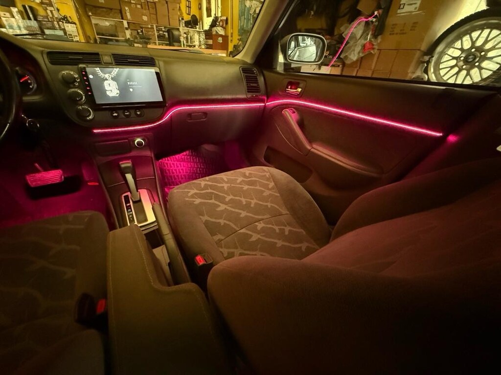 civic V TEC iç ambiyans 64 renk rgb animasyonlu - 16