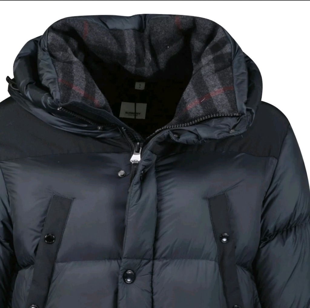 Burberry 'Lindford' Siyah Şişme Mont - 6
