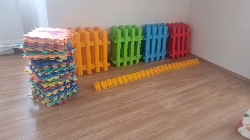 Plastik Oyun alanı Çiti ve Mat - 3