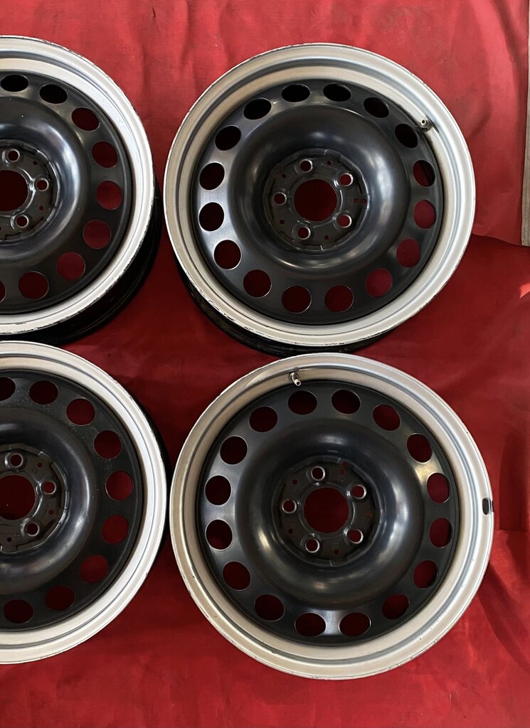 17 5X112 ORJİNAL MERCEDES VİTO DEMİR KARA (SAC) JANT ÇIKMA - 3