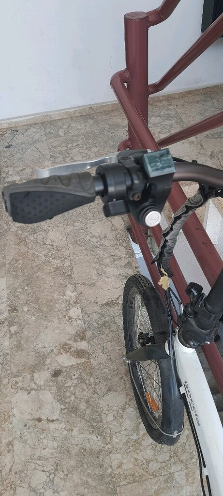 goccia şarjlı katlanır bisiklet gaz kolu takıldı - 3