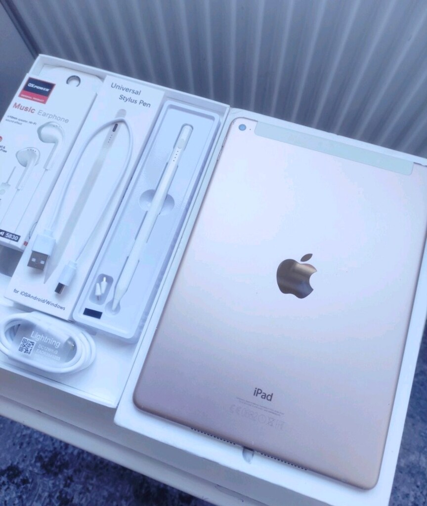 iPad Air 2 Apple Temiz Gold renk+Kalem - 3