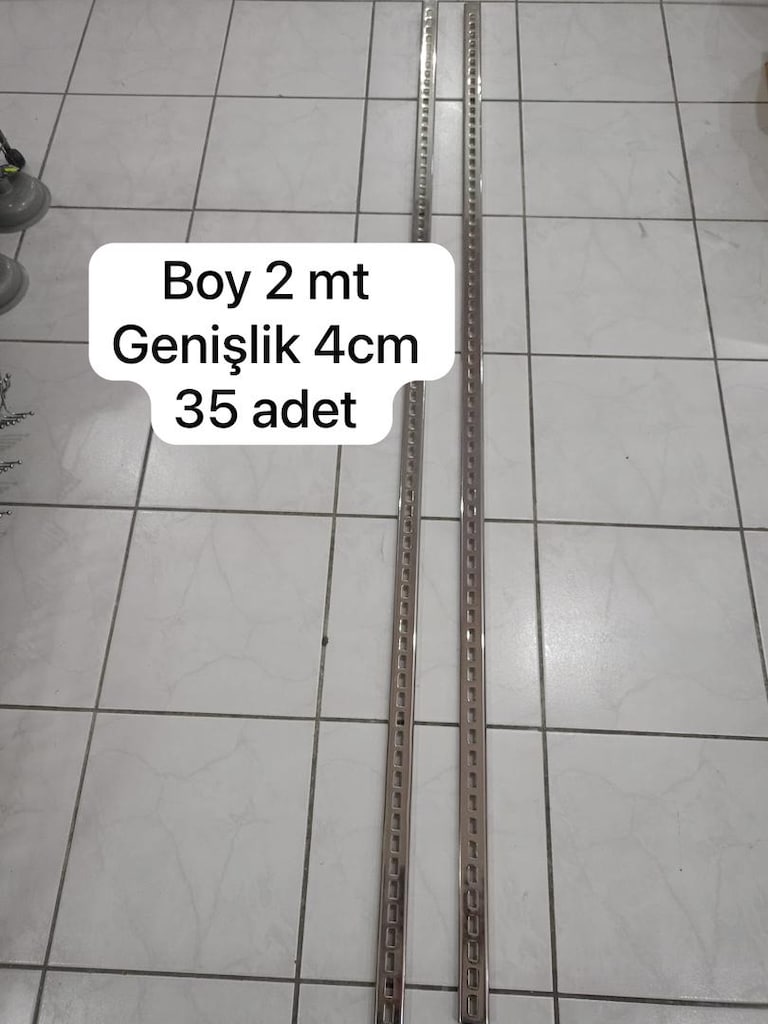 Nikelajlı Metal Profil Raf ayağı - 4