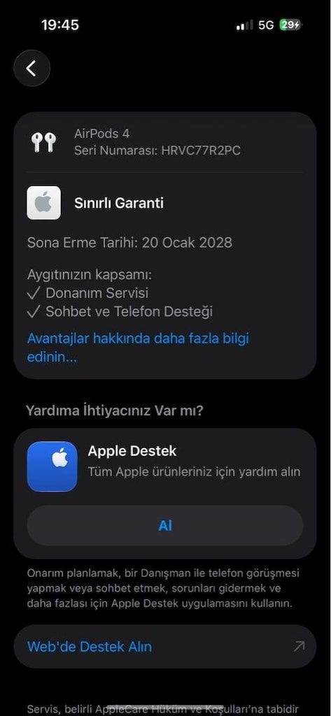 AİRPODS 4 gürültü önleyicili - 3