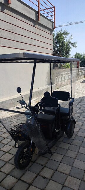 3 Tekerli Şarjlı Elektrikli Motorsiklet