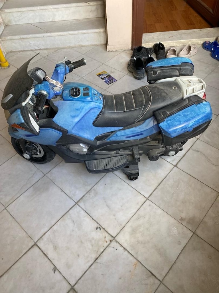 akülü motor bebek arabası çocuk araç koltuğu - 3