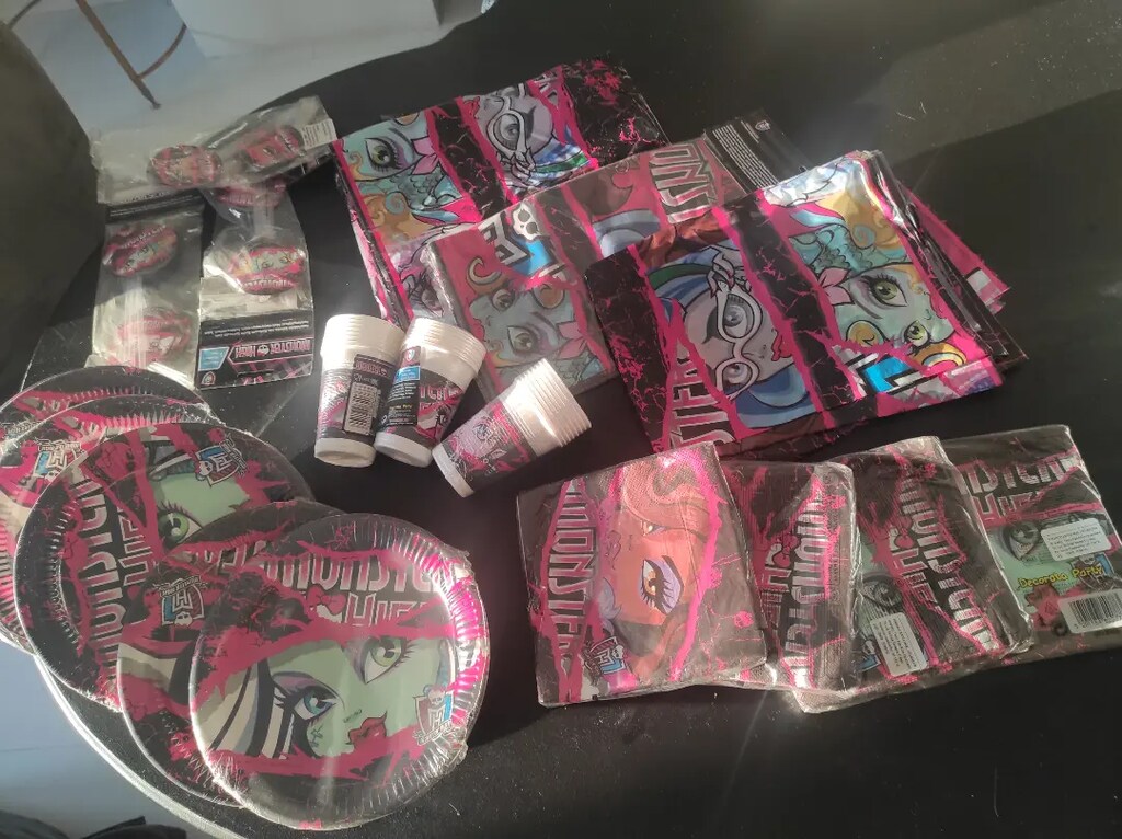 Sıfır Monster high Parti malzemeleri doğum günü