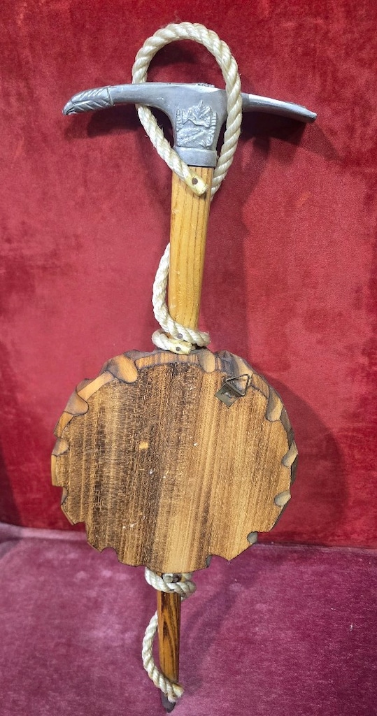vintage dağcı baltası formunda el yapımı ( kartal /keci simge) 50 cn. - 8