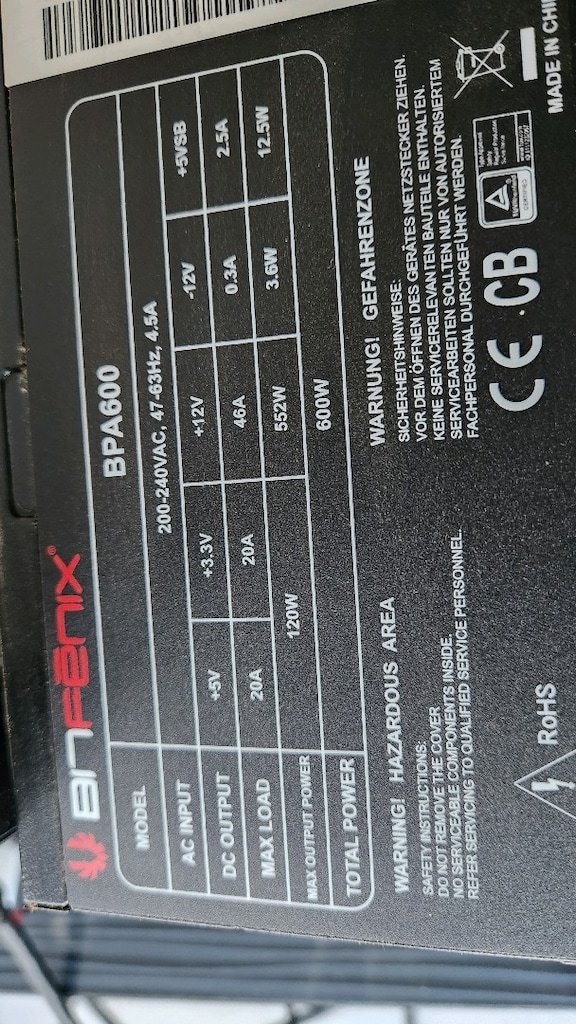 RYZEN 3500X CPU 16GB RAM 8GB RX5700XT 600W POWER SSD* HDD - 11