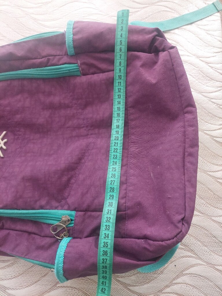 UCBENETTON Çift bölmeli Mor Sırt Çantası - 11
