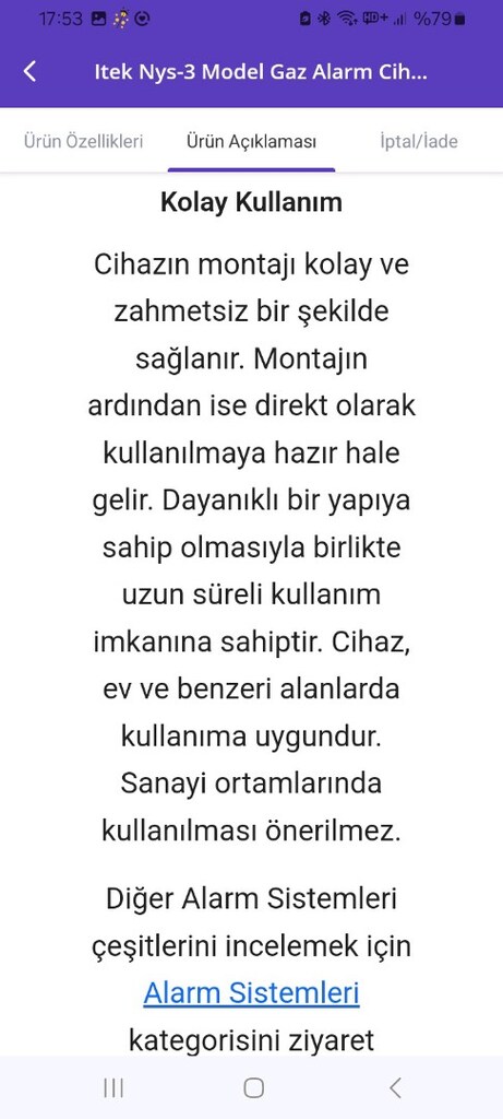 Alarmlı Gaz Dedektörü - 5