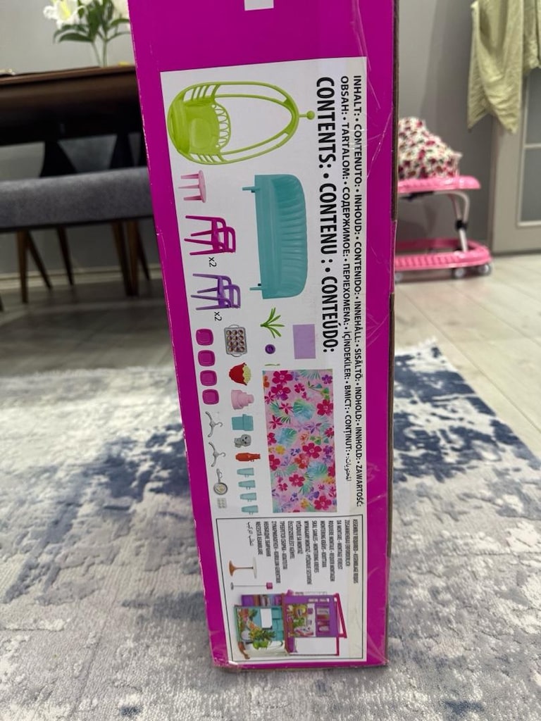 Barbie Tatil Evi Oyun Seti HCD50-9797 - 5