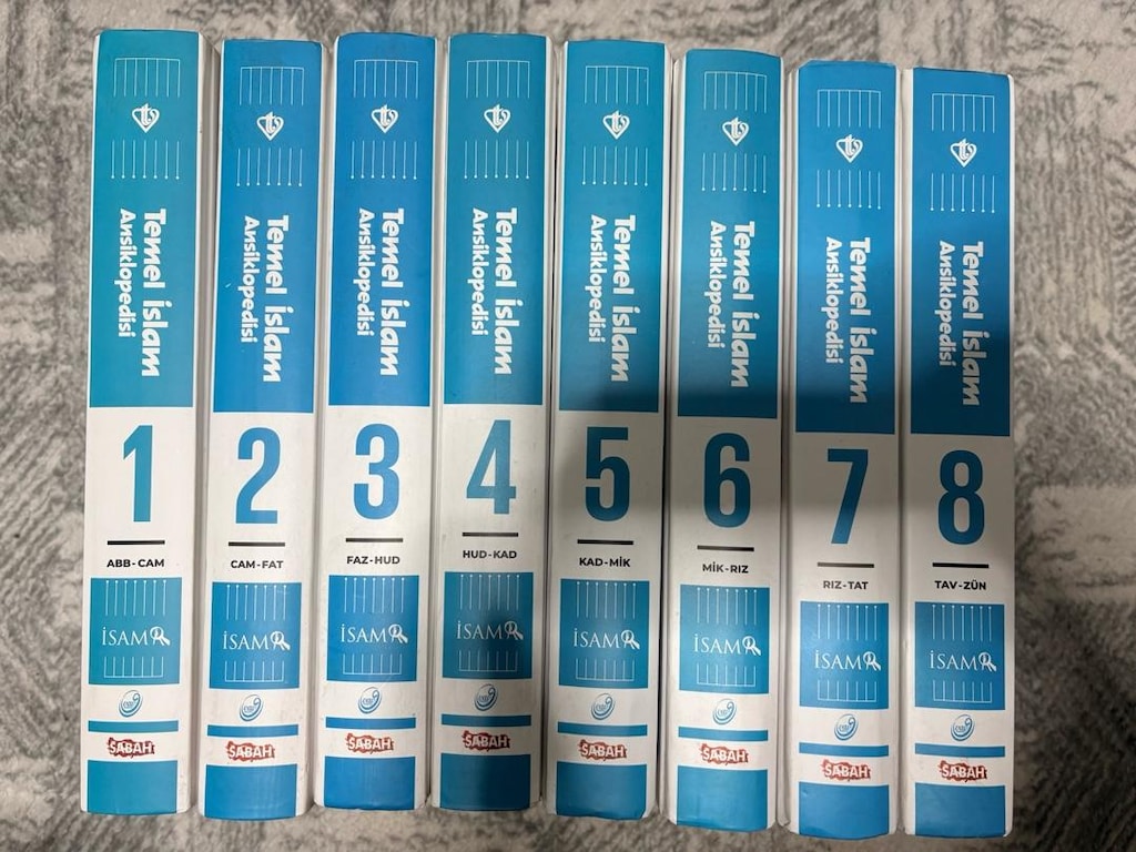Temel İslam Ansiklopedisi İSAM (8 Cilt Eksiksiz Set - Tertemiz) - 4