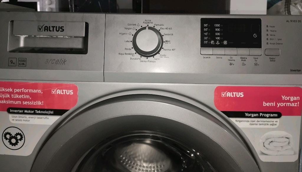 Altus 9 kg camaşir makinası - 2