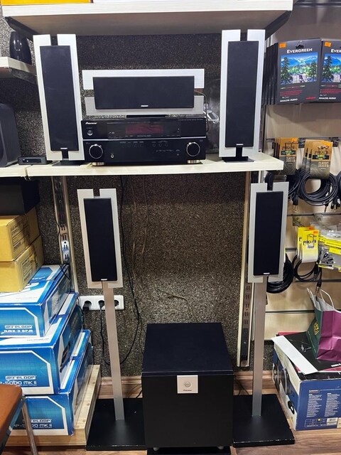 pıoneer vsx-919 ah 7.1 amfi ve 5.1 hoparlör pıoneer bdp 430 sistemi