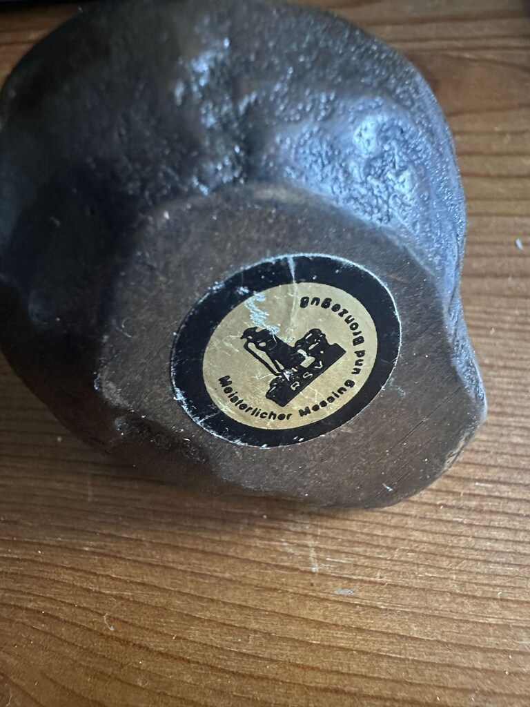 1960'lar Dönemi Eşsiz Alman Brutalist Masif Bronz Yavru Kuş, 357gr. - 3