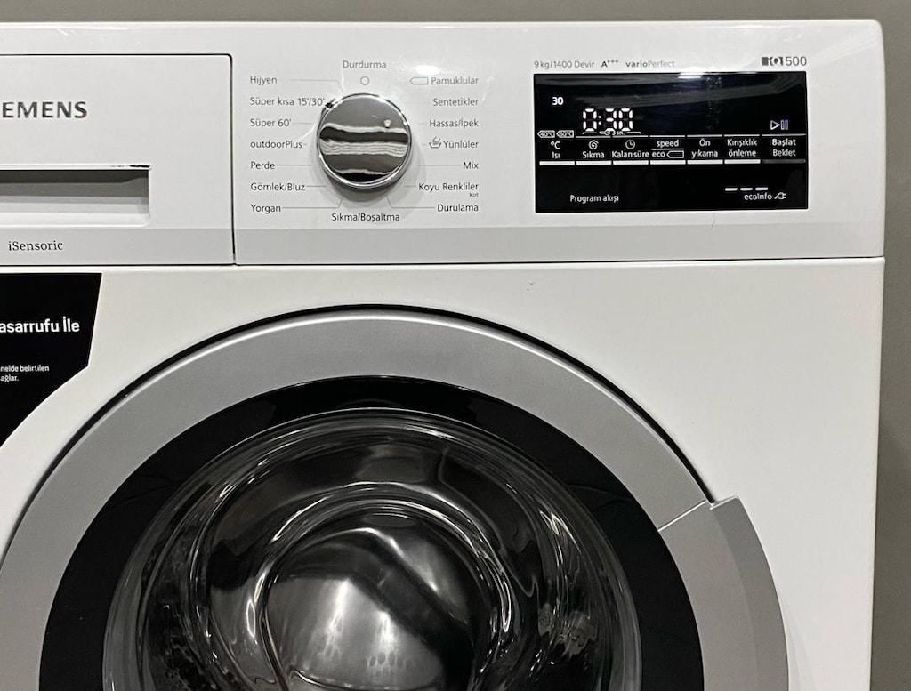 Siemens 9 Kg 1400 Devirli İnverter A+++ Yeni Nesil Çamaşır Makinesi - 3