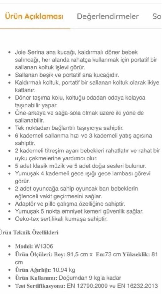 JOİE ANA KUCAĞI SIFIR SAYILIR - 4