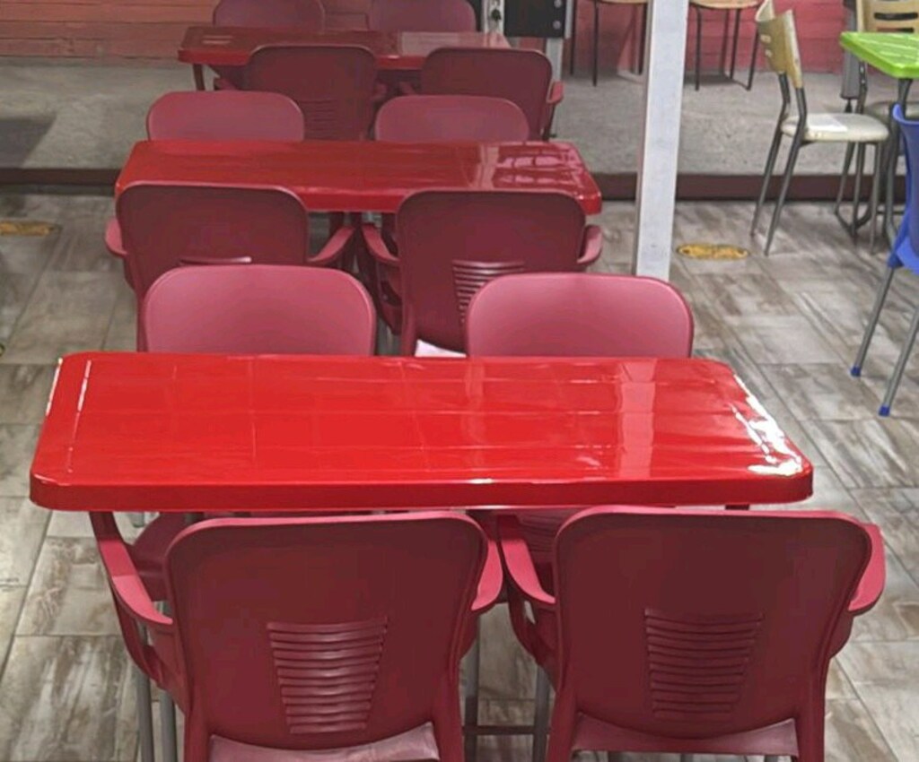 plastik masa sandalye - 2